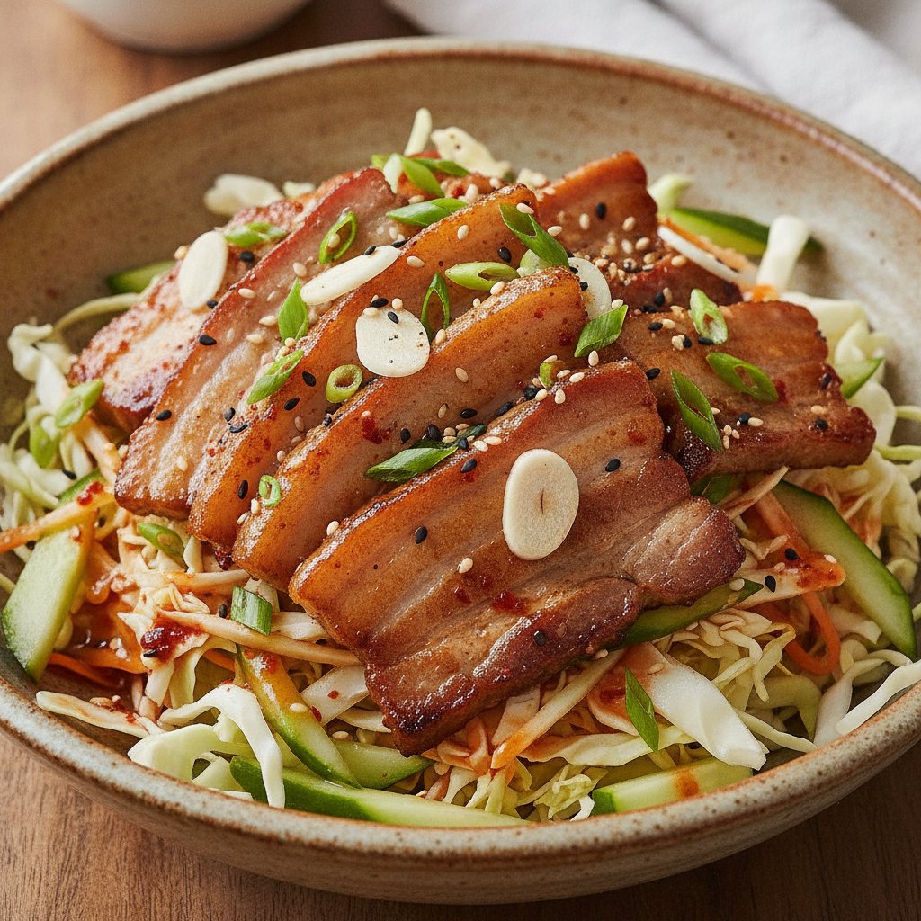 Spicy Pork Belly Salad