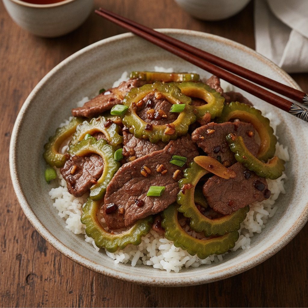 Beef With Bitter Melon