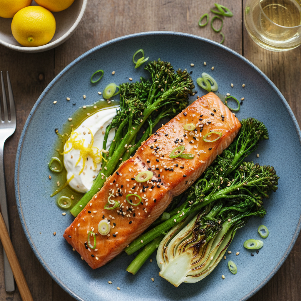 Yuzu and White Miso Salmon