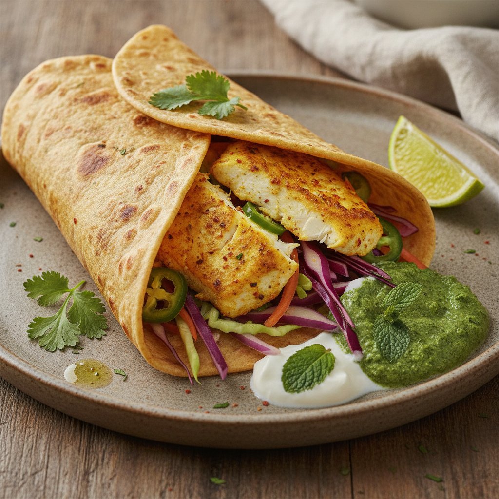 Roasted Fish Wrap