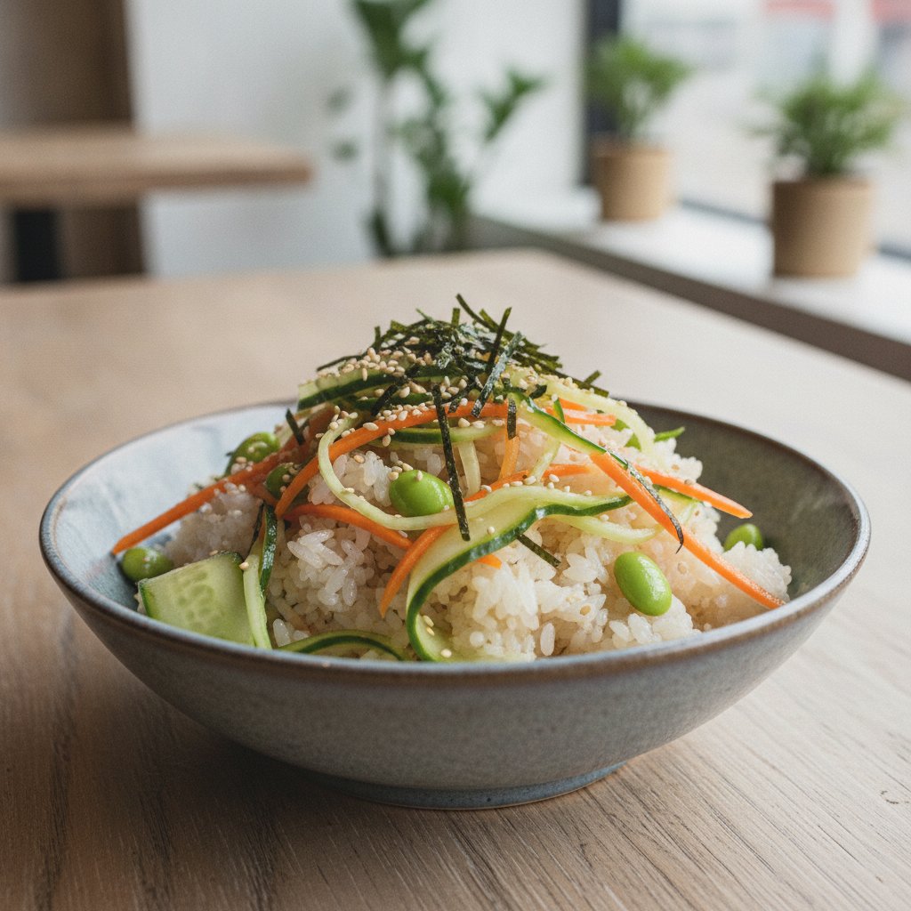 Vinegared Rice with Vegetables