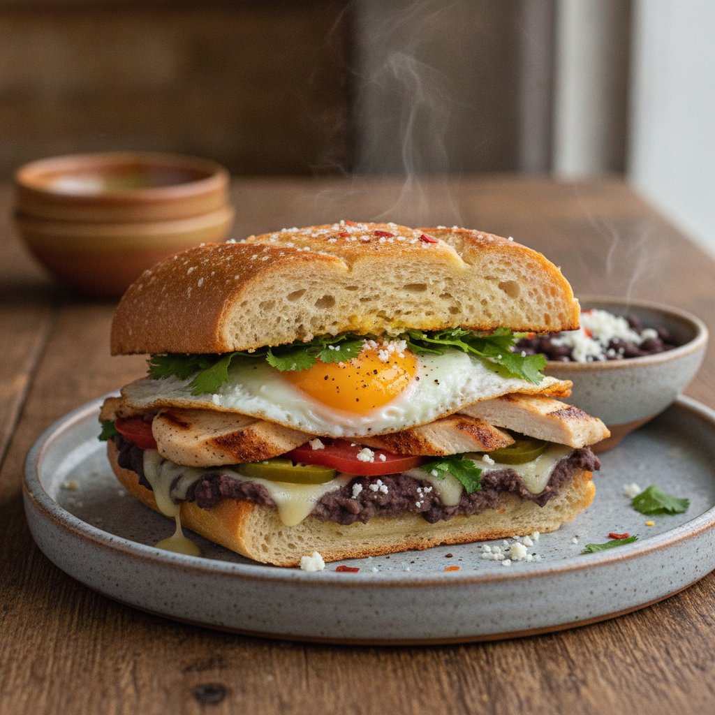Bean and Cheese Sandwich (High-Protein)