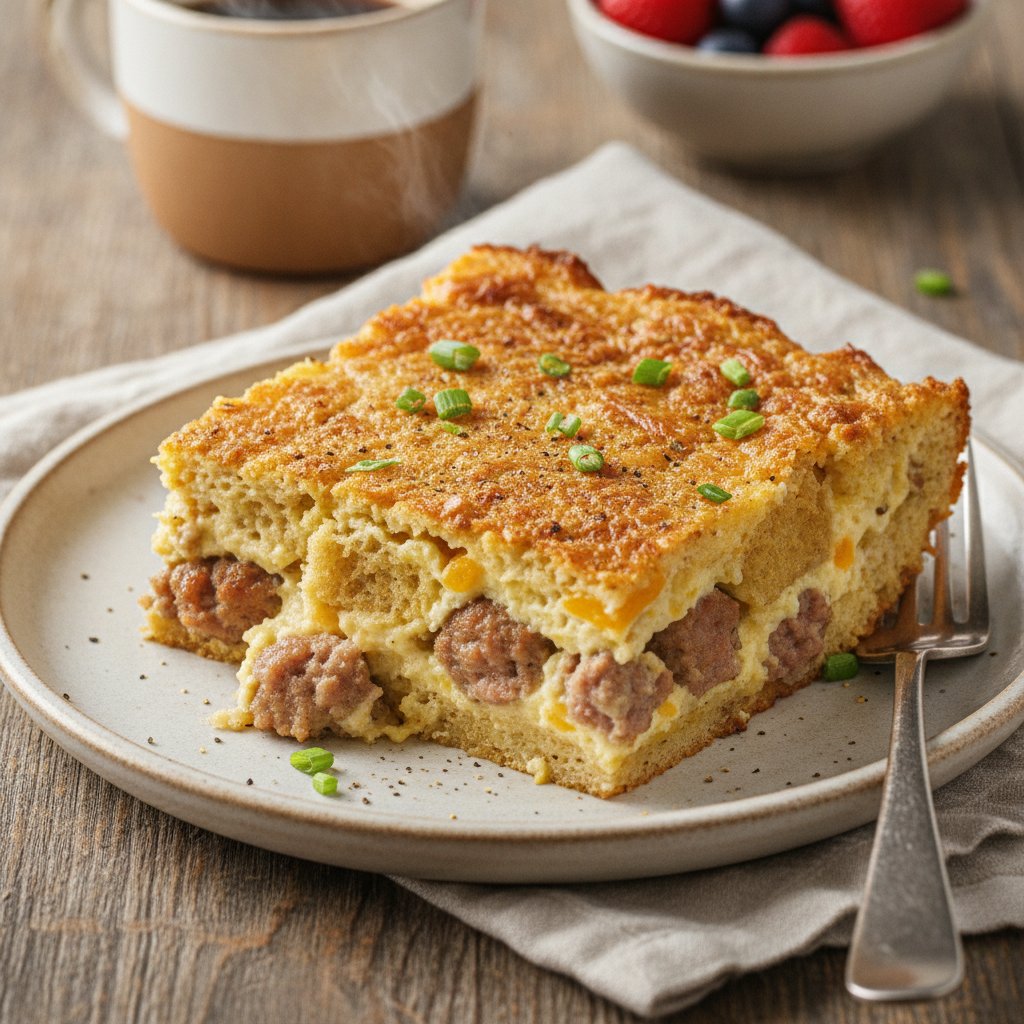 Sausage and Egg Breakfast Casserole (Gluten-Free)