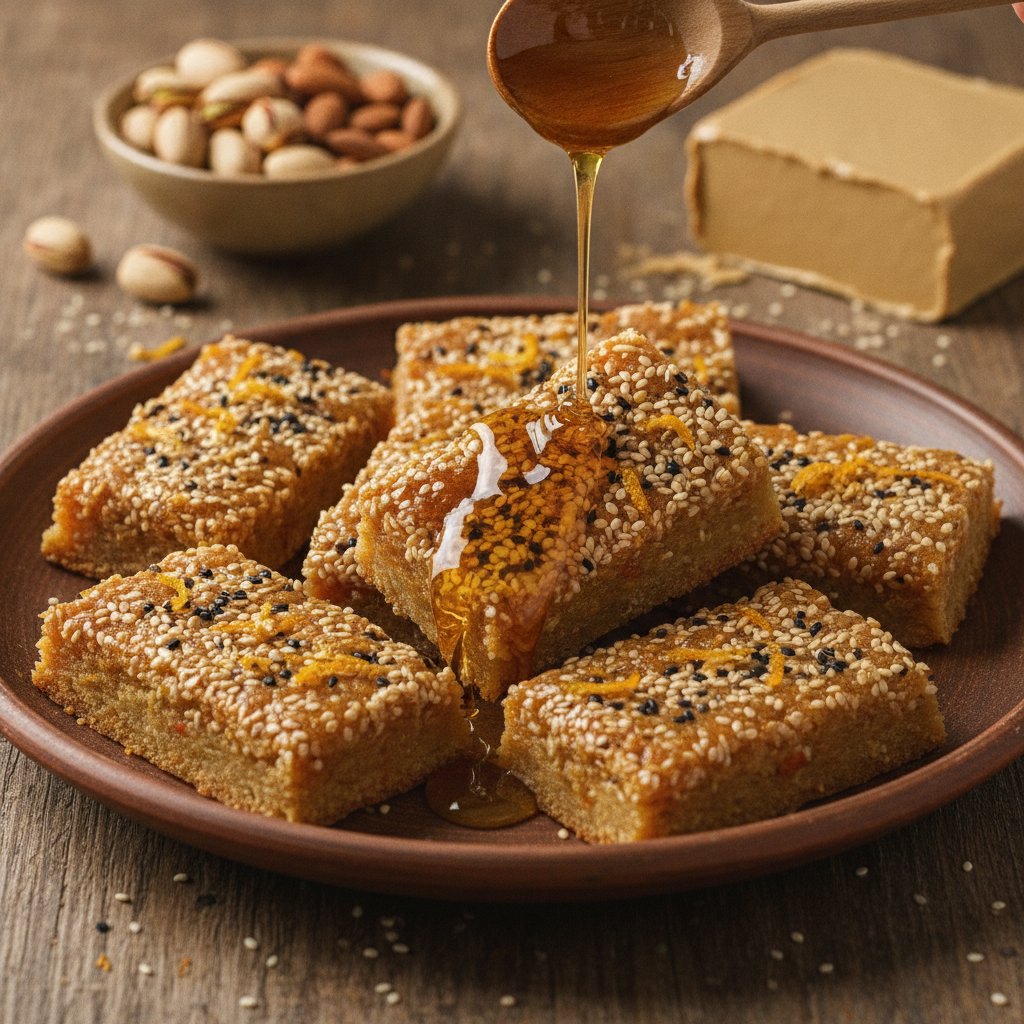 Honey Sesame Bars