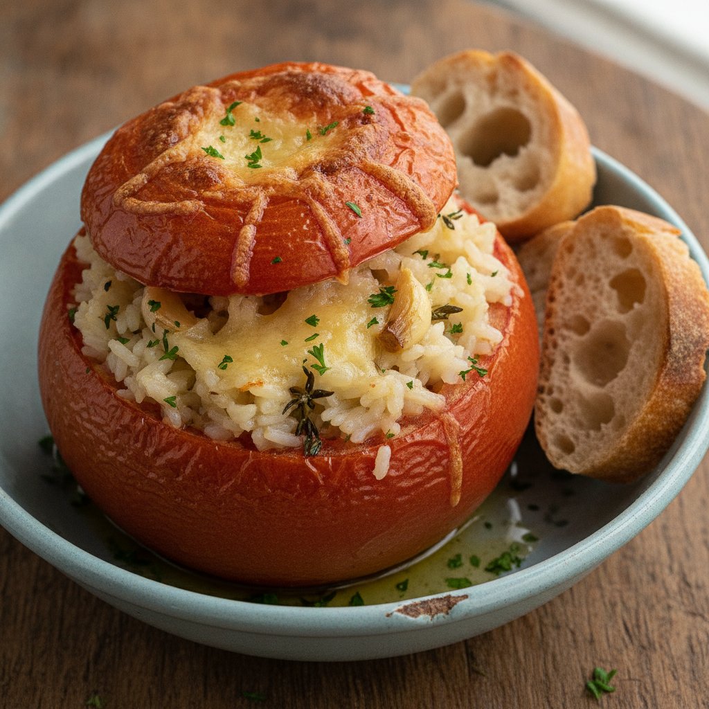 French Roast Stuffed Tomatoes