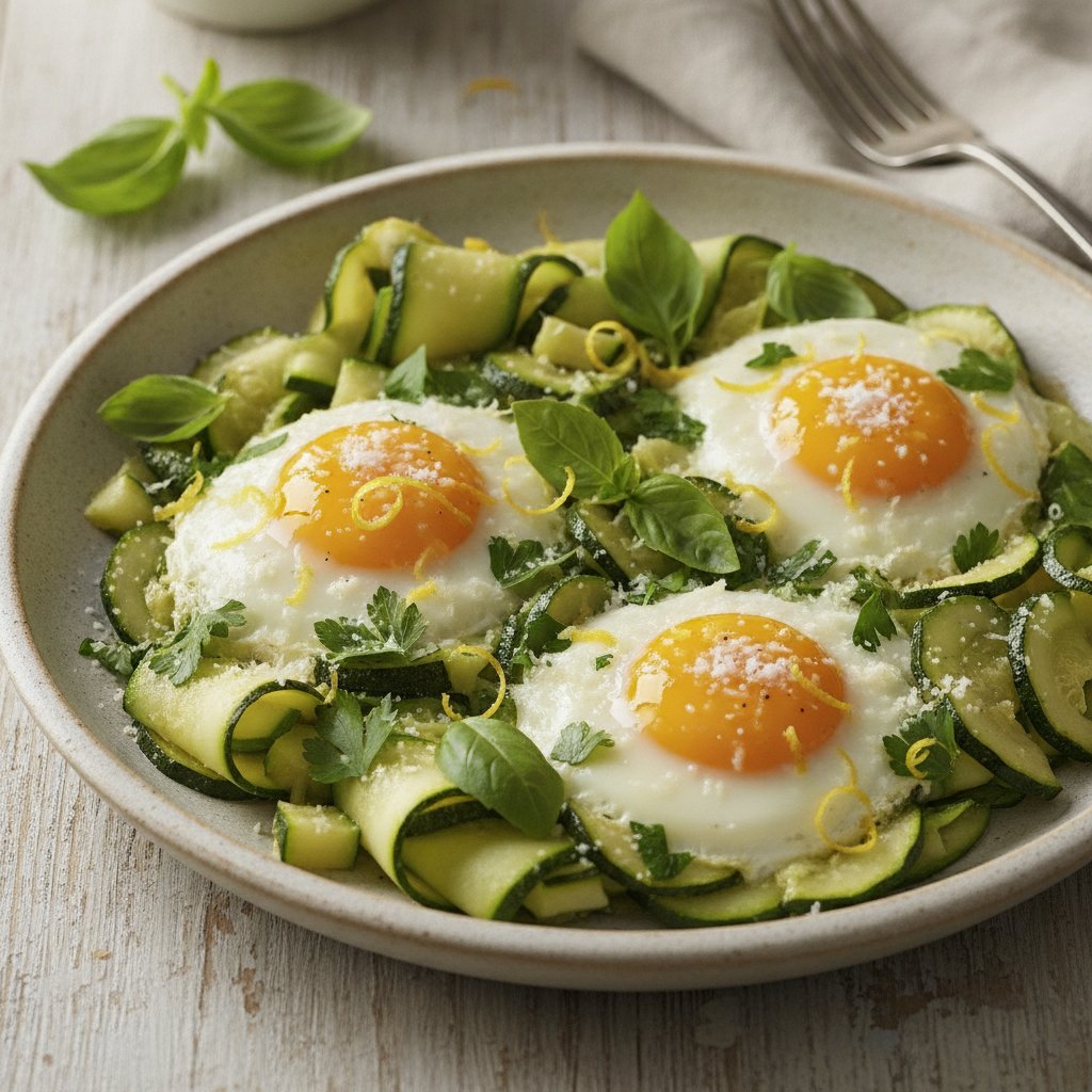 Zucchini and Herb Egg Bake (Low-Calorie)