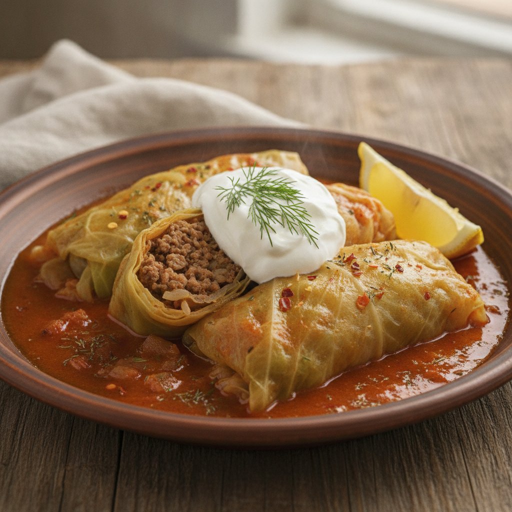 Beef Rice Stuffed Cabbage (Gluten-Free)