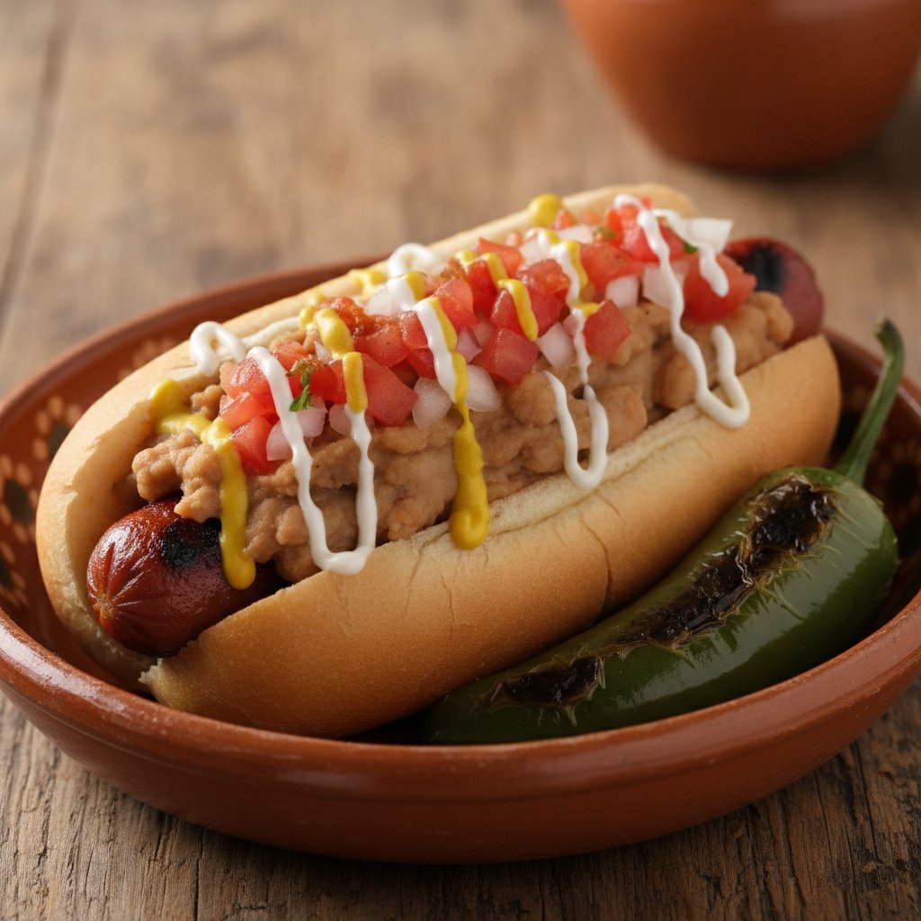 Sonoran hot dog