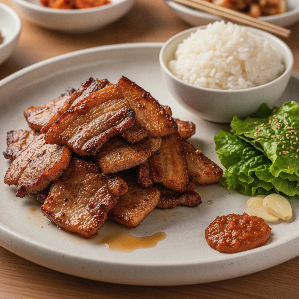 Korean Grilled Pork Belly
