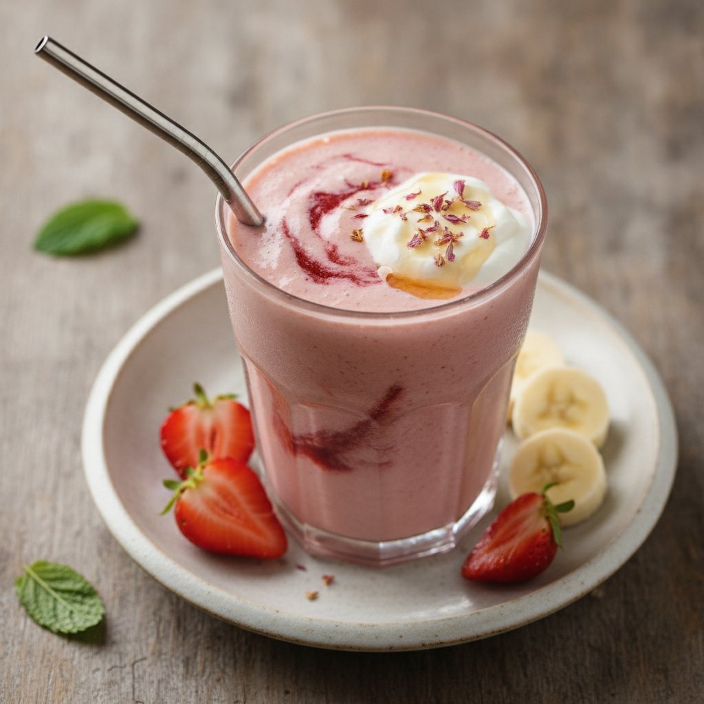 Classic Strawberry Banana Smoothie (Gluten-Free)