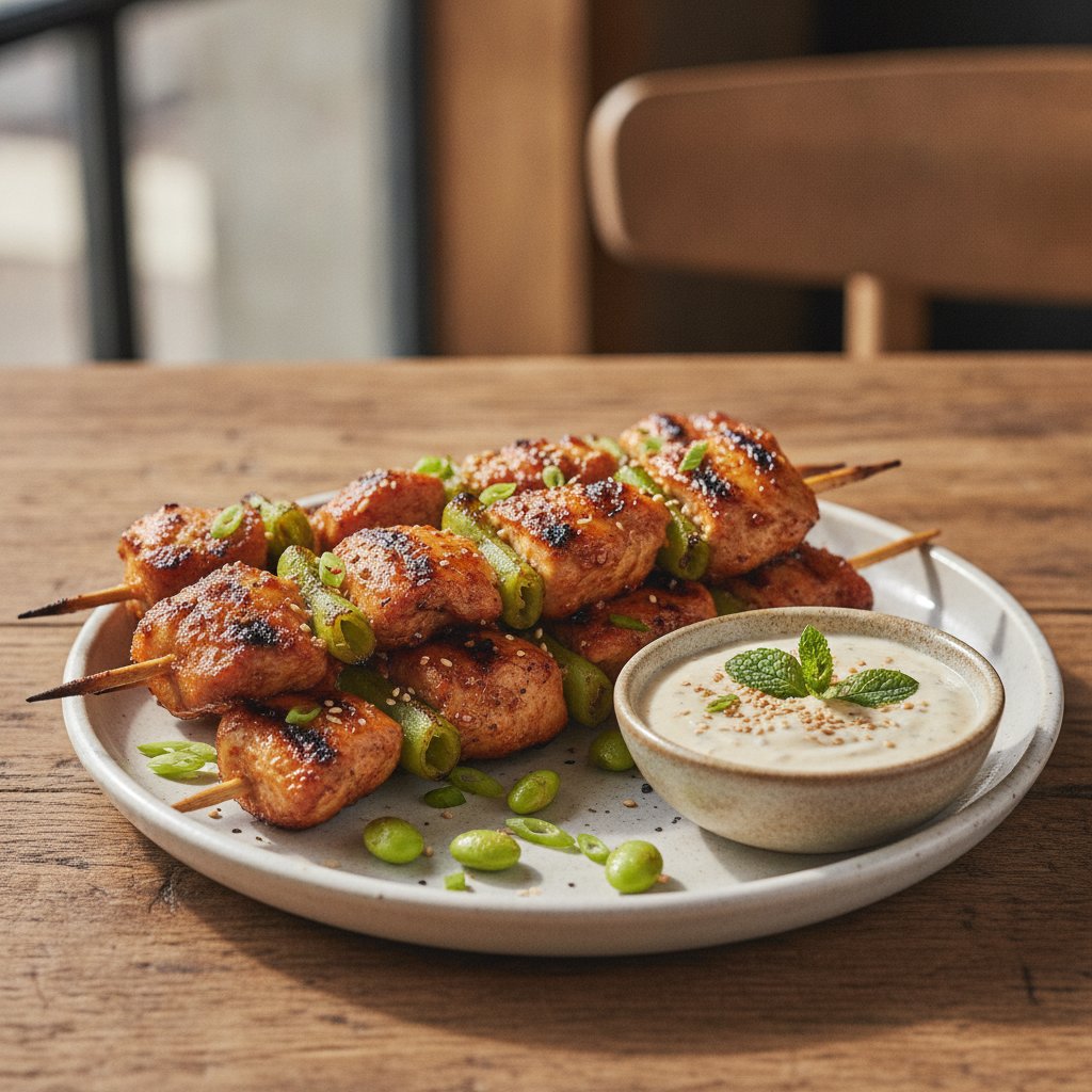 Grilled Spicy Chicken Skewers (High-Protein)
