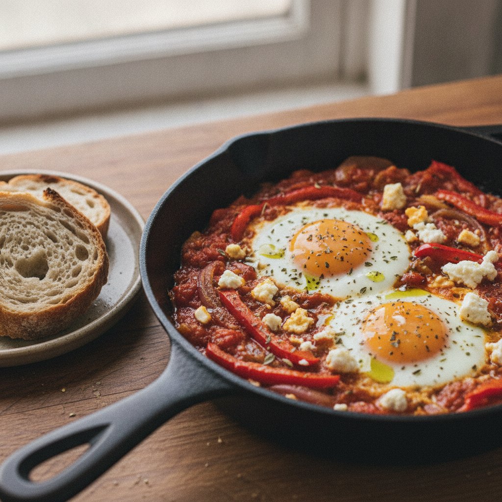 Village Baked Eggs with Tomato
