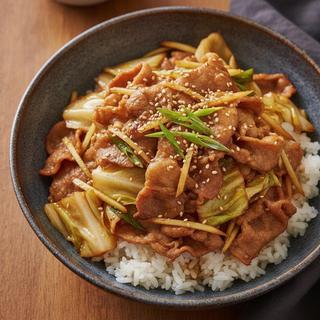 Pork Belly and Cabbage Stir Fry (Gluten-Free)