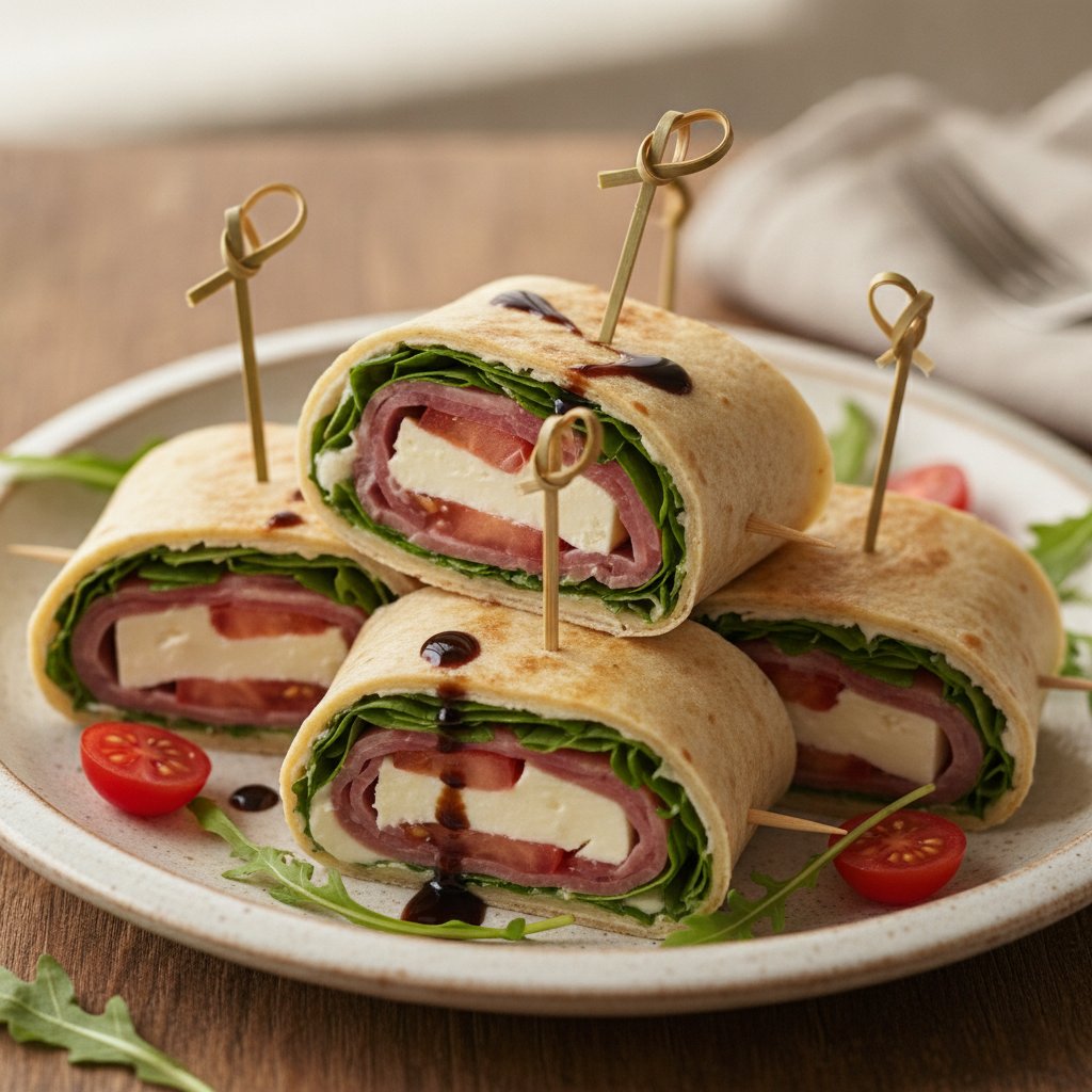 Cured Ham and Cheese Wrap