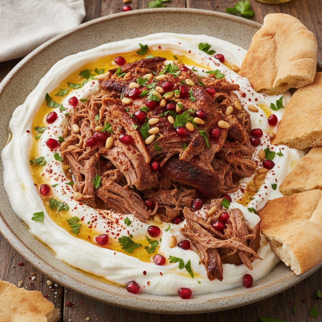 Roast Lamb and Yogurt Board