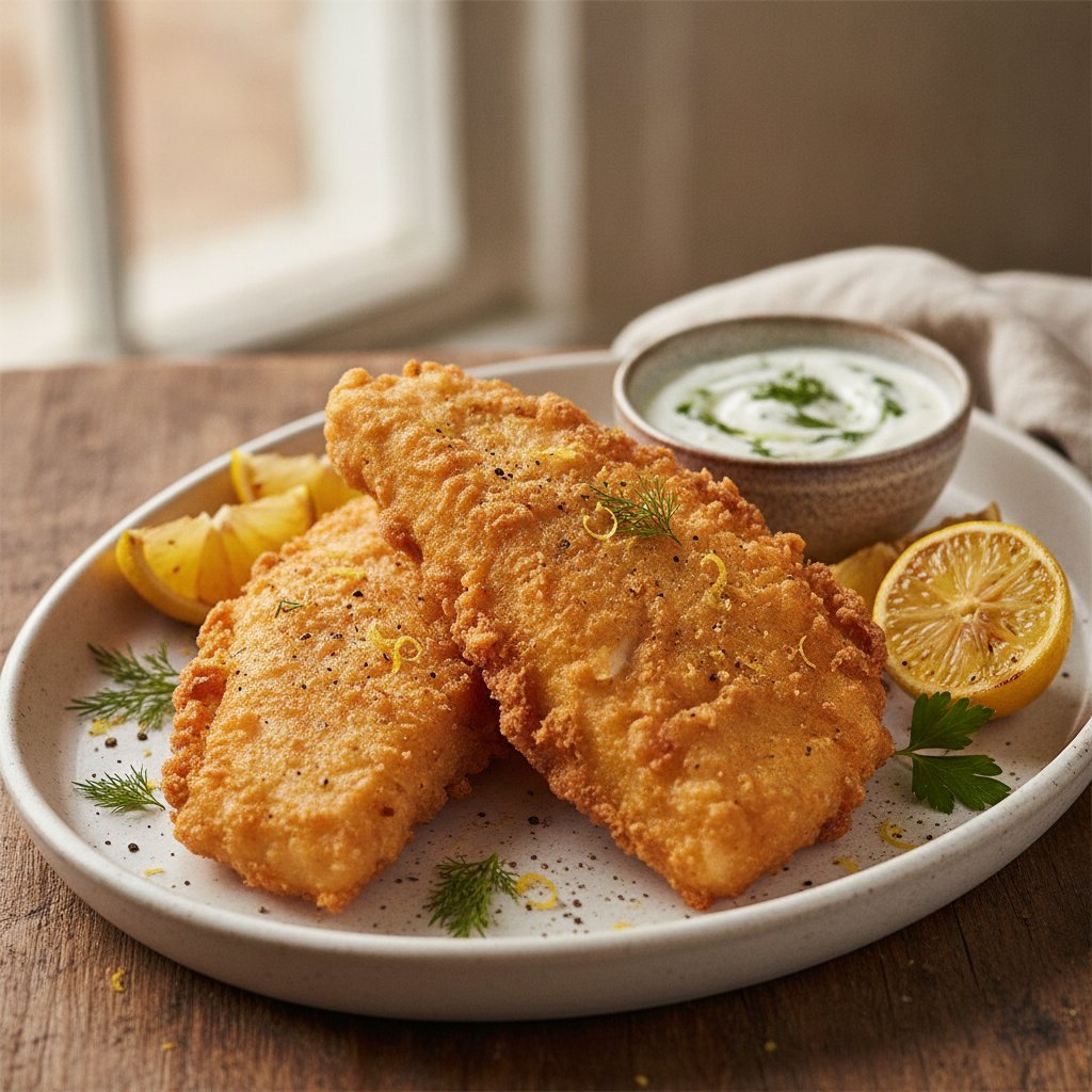 Fried Battered Cod