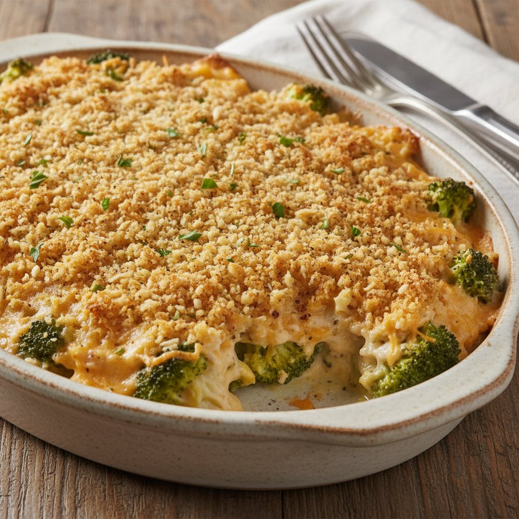 Broccoli Cheese Casserole (Low-Chol)