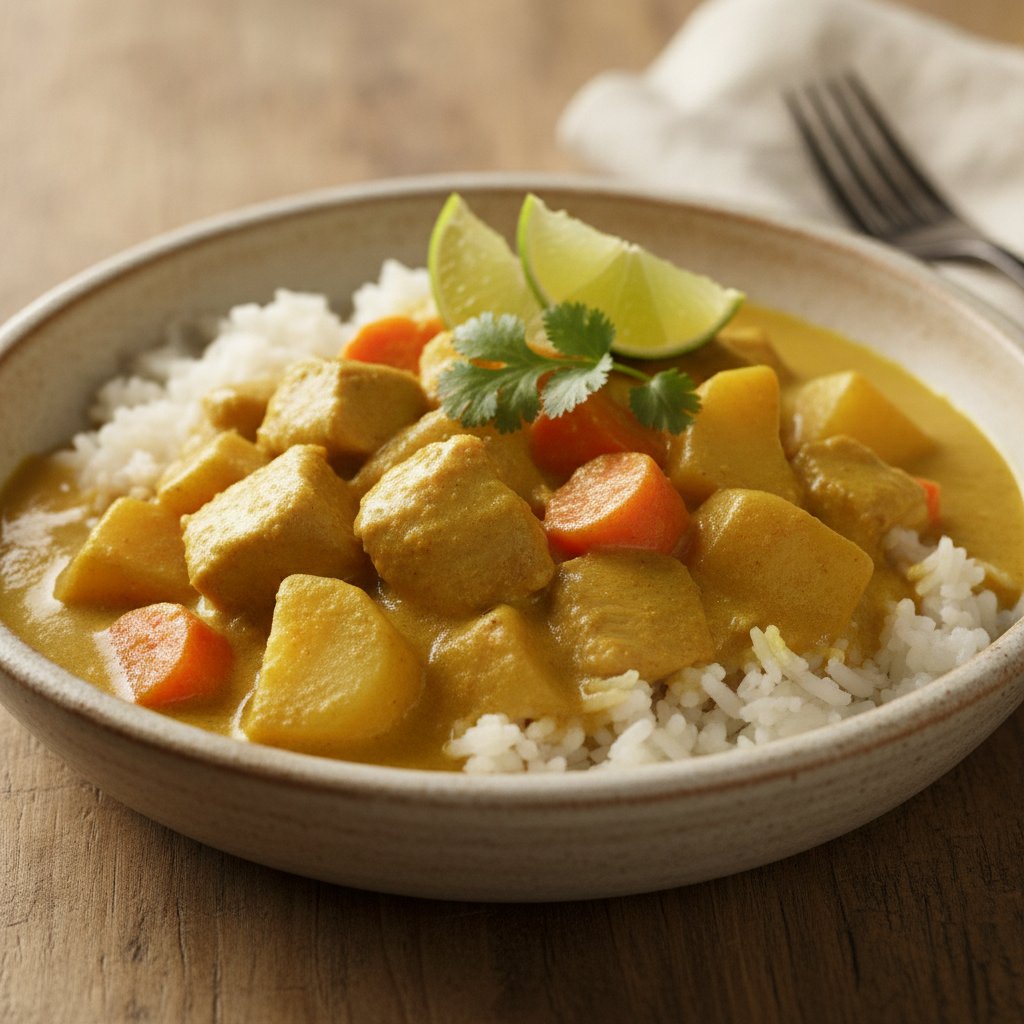 Yellow Curry Chicken (Low-Calorie)