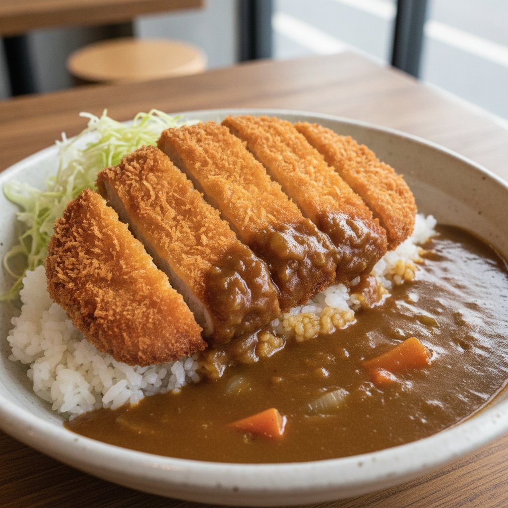 Deep Fried Pork Cutlet Curry