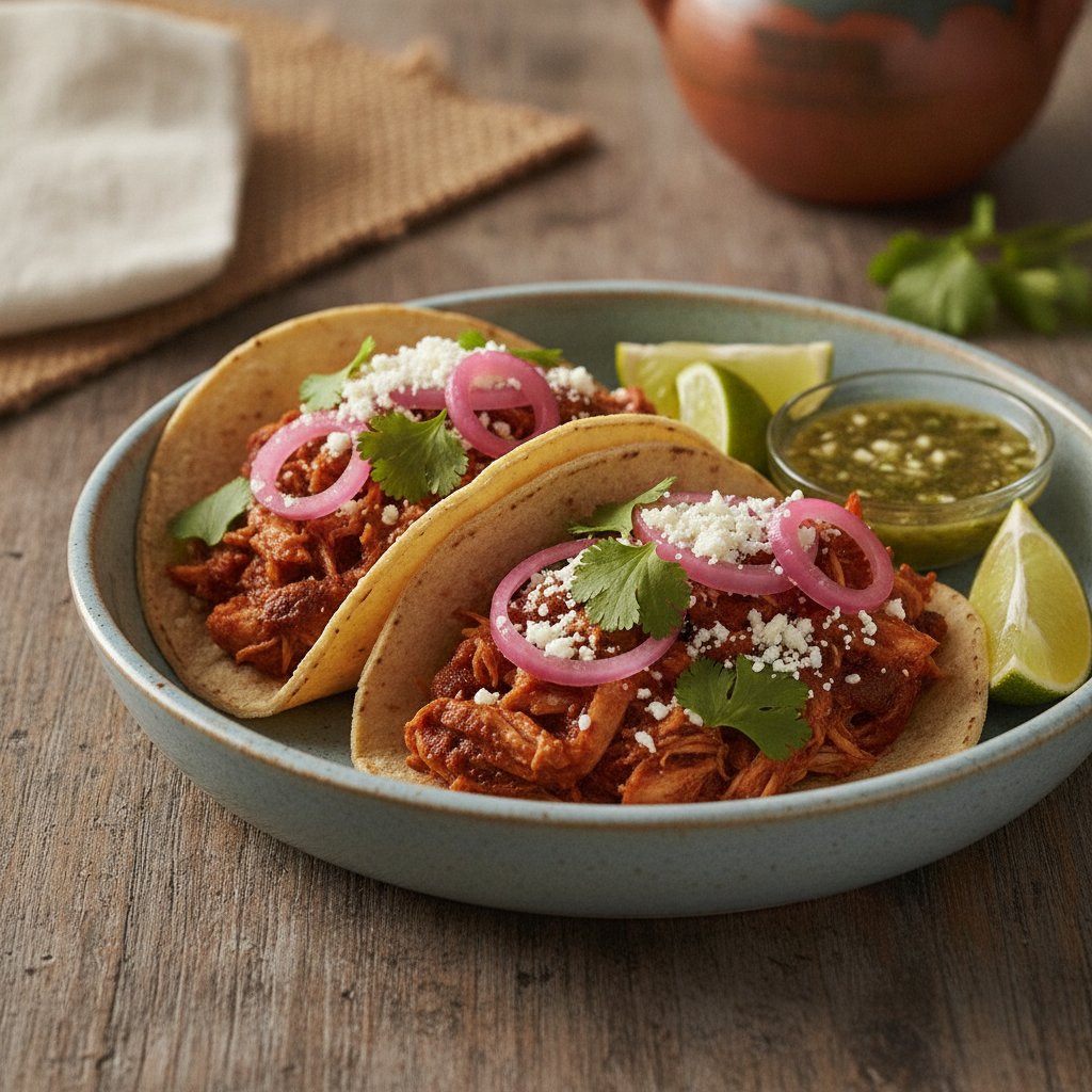 Chicken Tinga with Chipotle Tacos