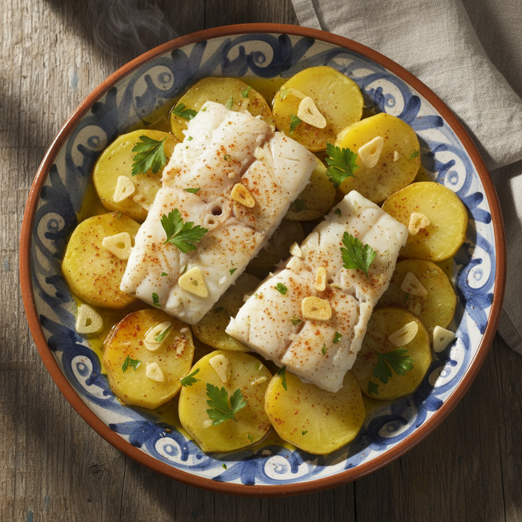 Galician Hake with Potatoes