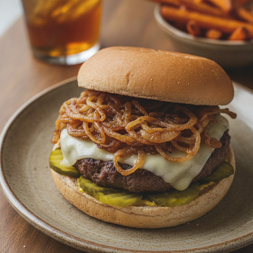 Oklahoma Onion Burger (Low-Calorie)
