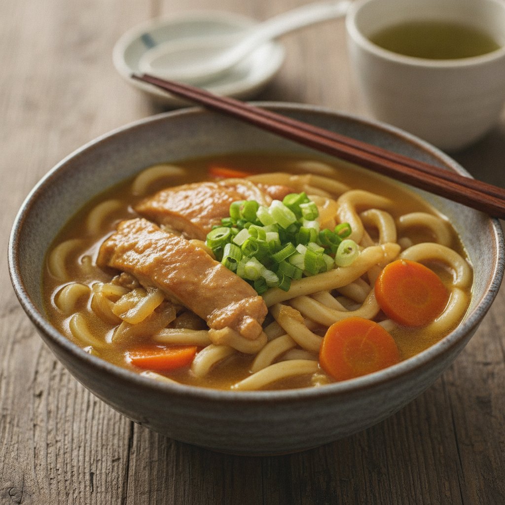 Curry Flavored Udon Soup