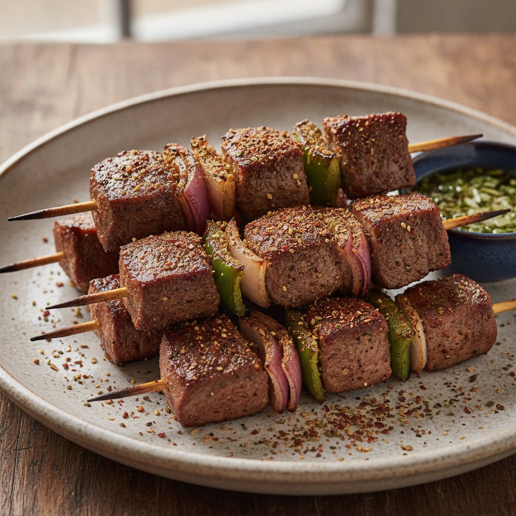 Grilled Lamb Skewers (Low-Calorie)