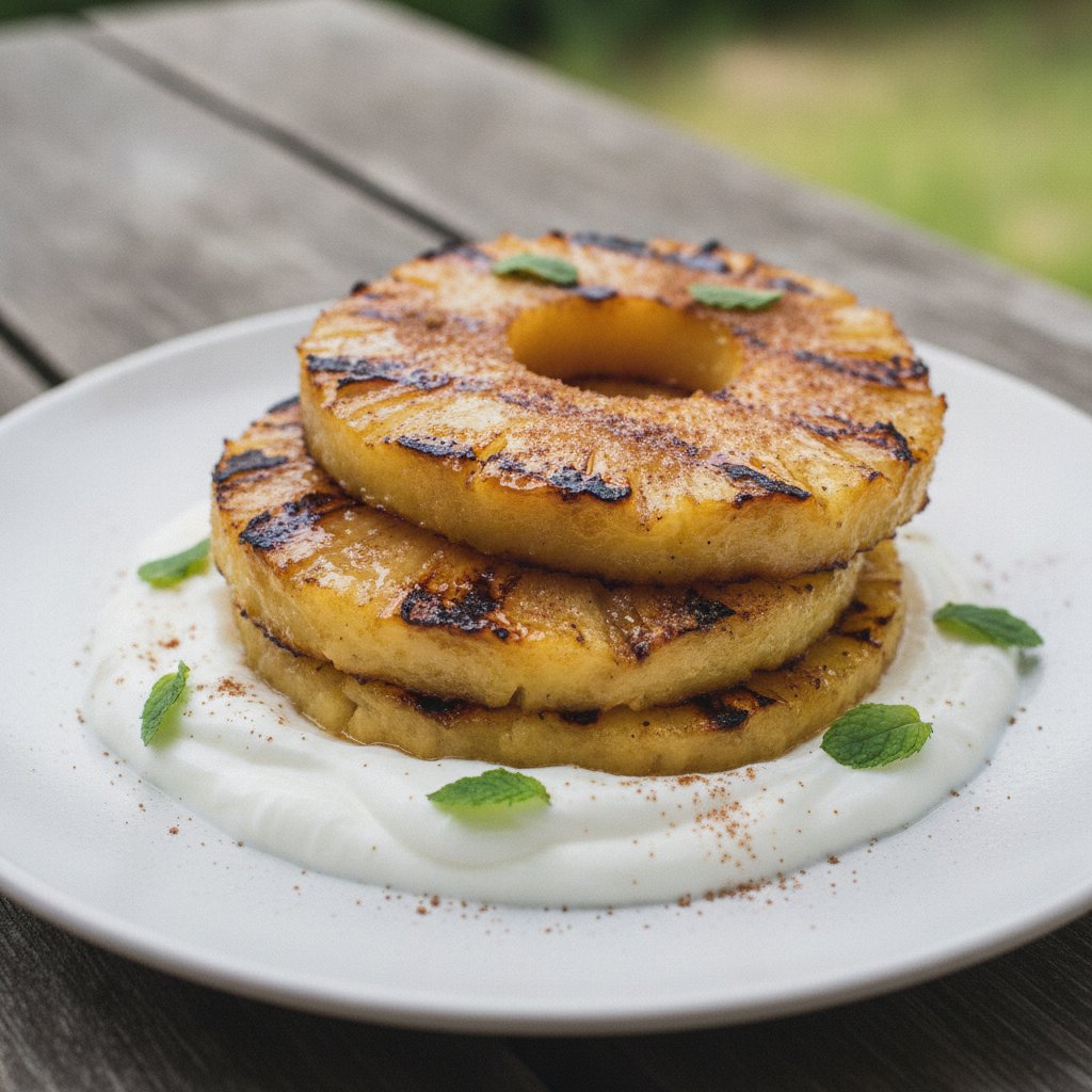 Grilled Pineapple with Cinnamon