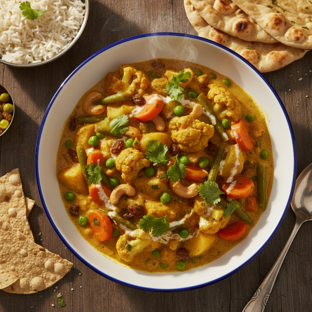 Mixed Vegetable Korma