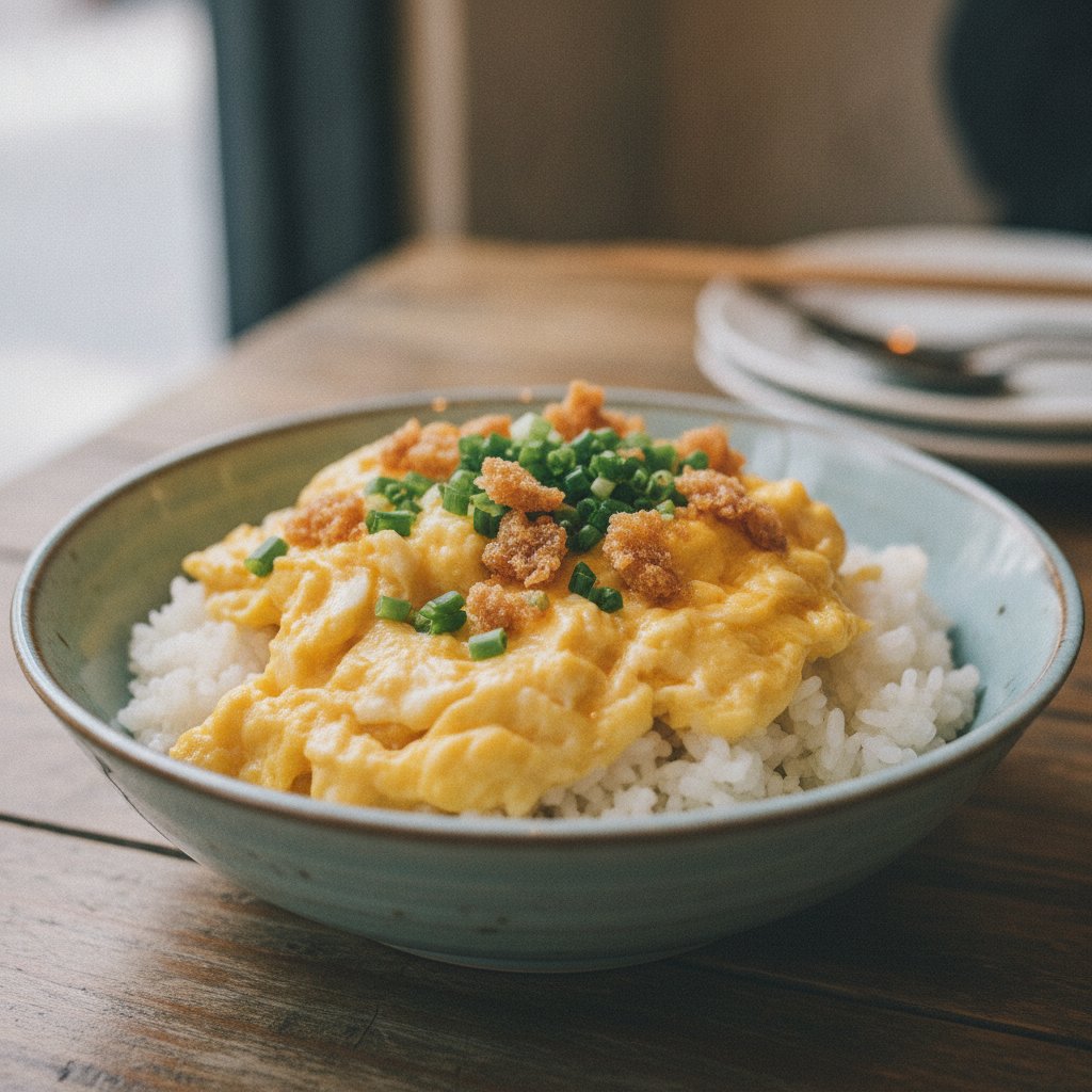 Salted Fish Scrambled Eggs
