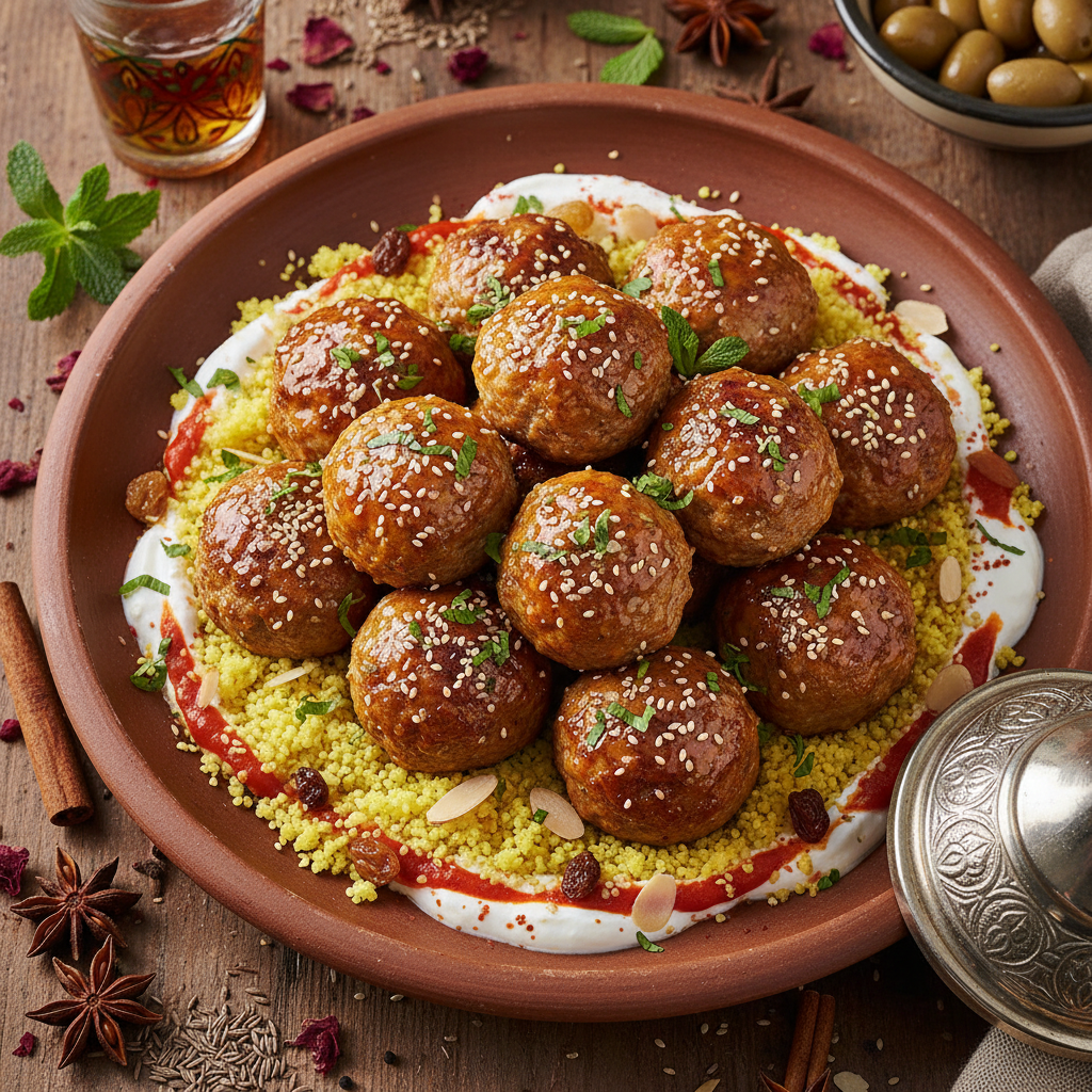 Moroccan Spiced Turkey Meatballs