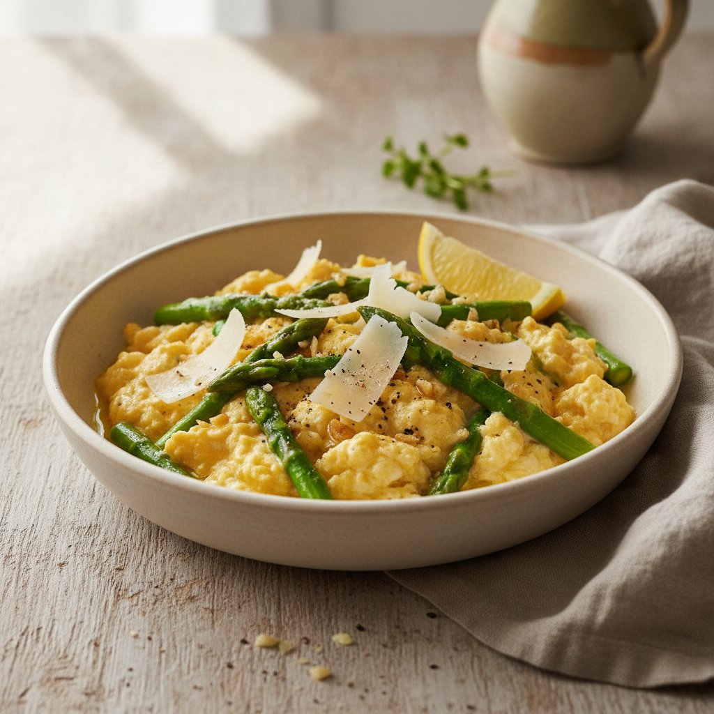 Scrambled Eggs with Asparagus
