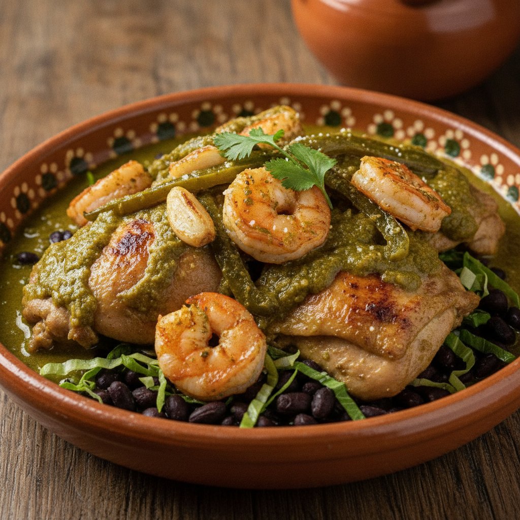 Chicken in Pumpkin Seed Sauce (High-Protein)