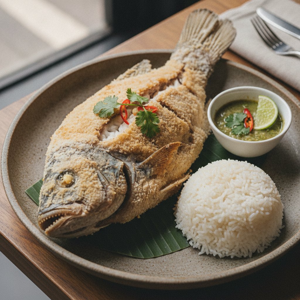 Grilled Whole Fish with Salt Crust (High-Protein)
