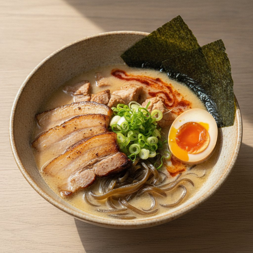 Creamy Pork Bone Ramen (Keto)