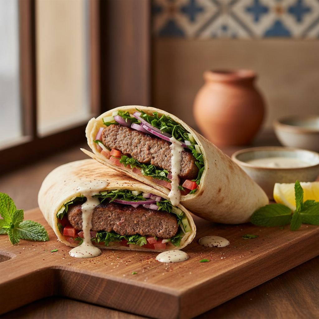 Kafta Pita Wrap