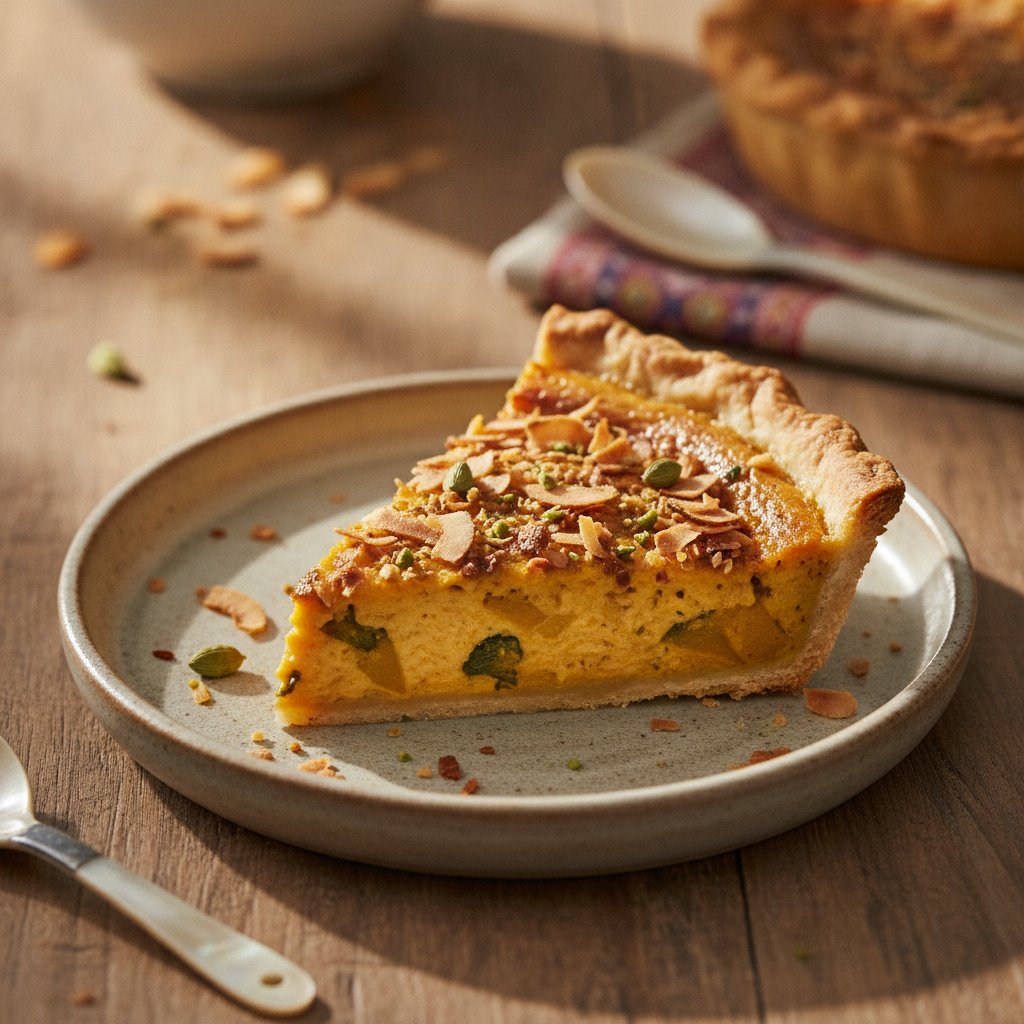 Thai Coconut Custard Pumpkin Pie