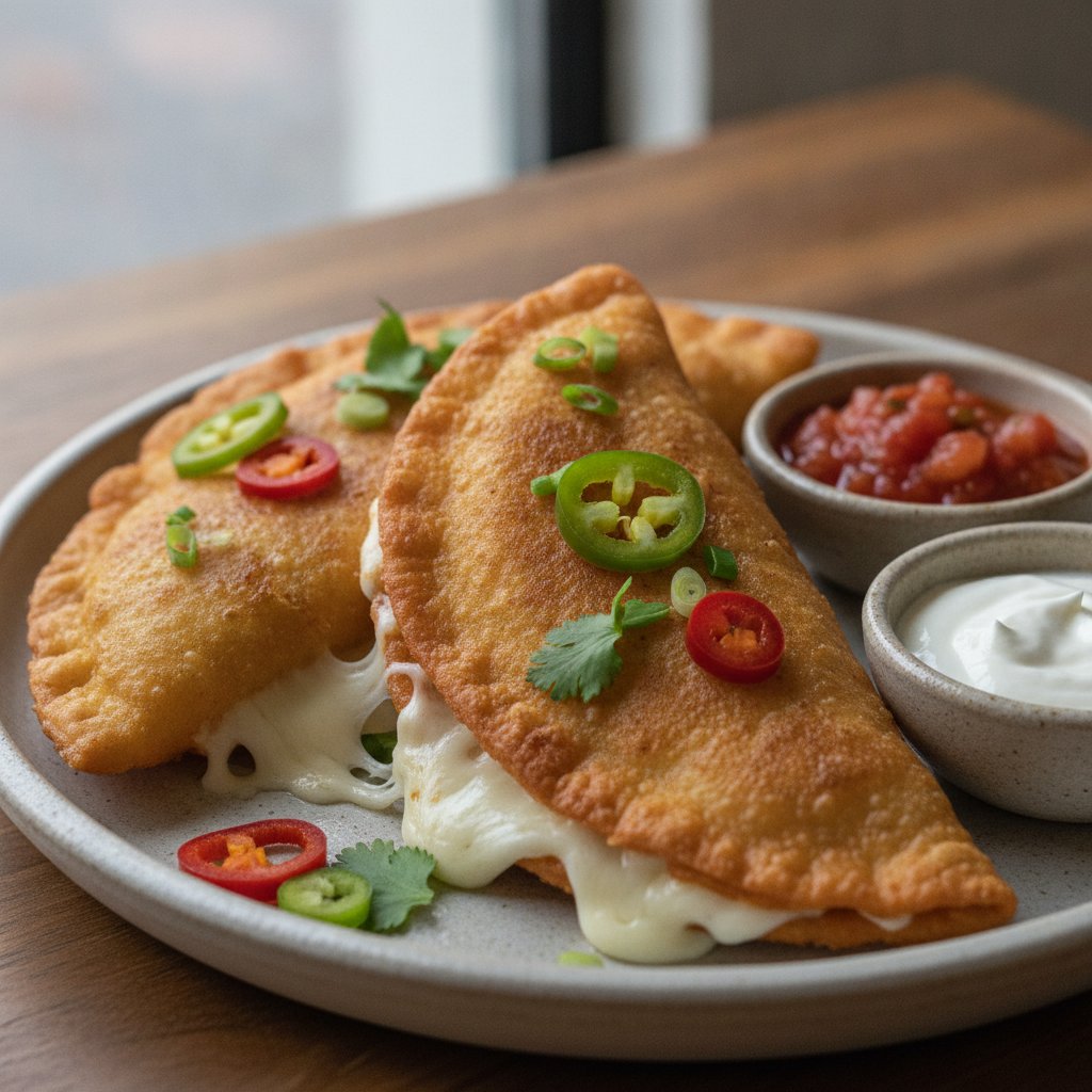 Crispy Cheese Turnovers