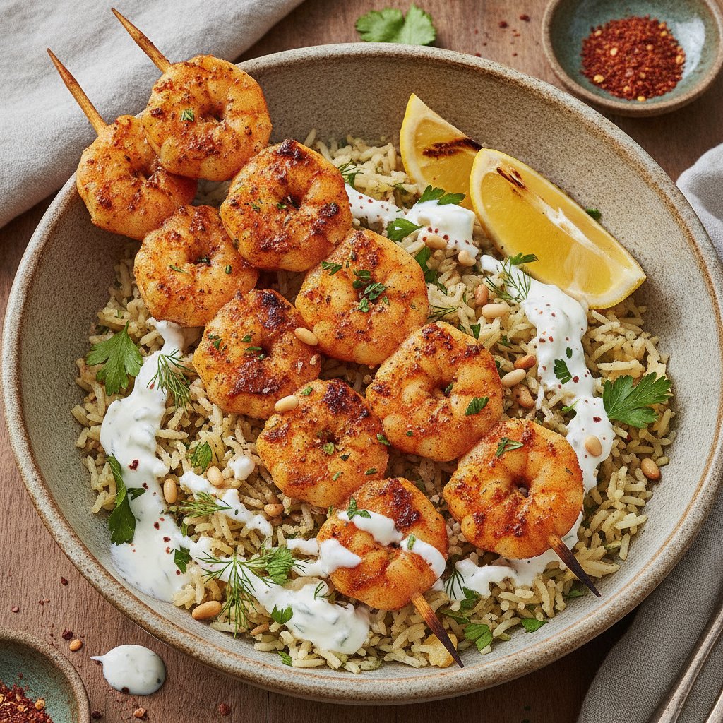 Grilled Shrimp Skewers