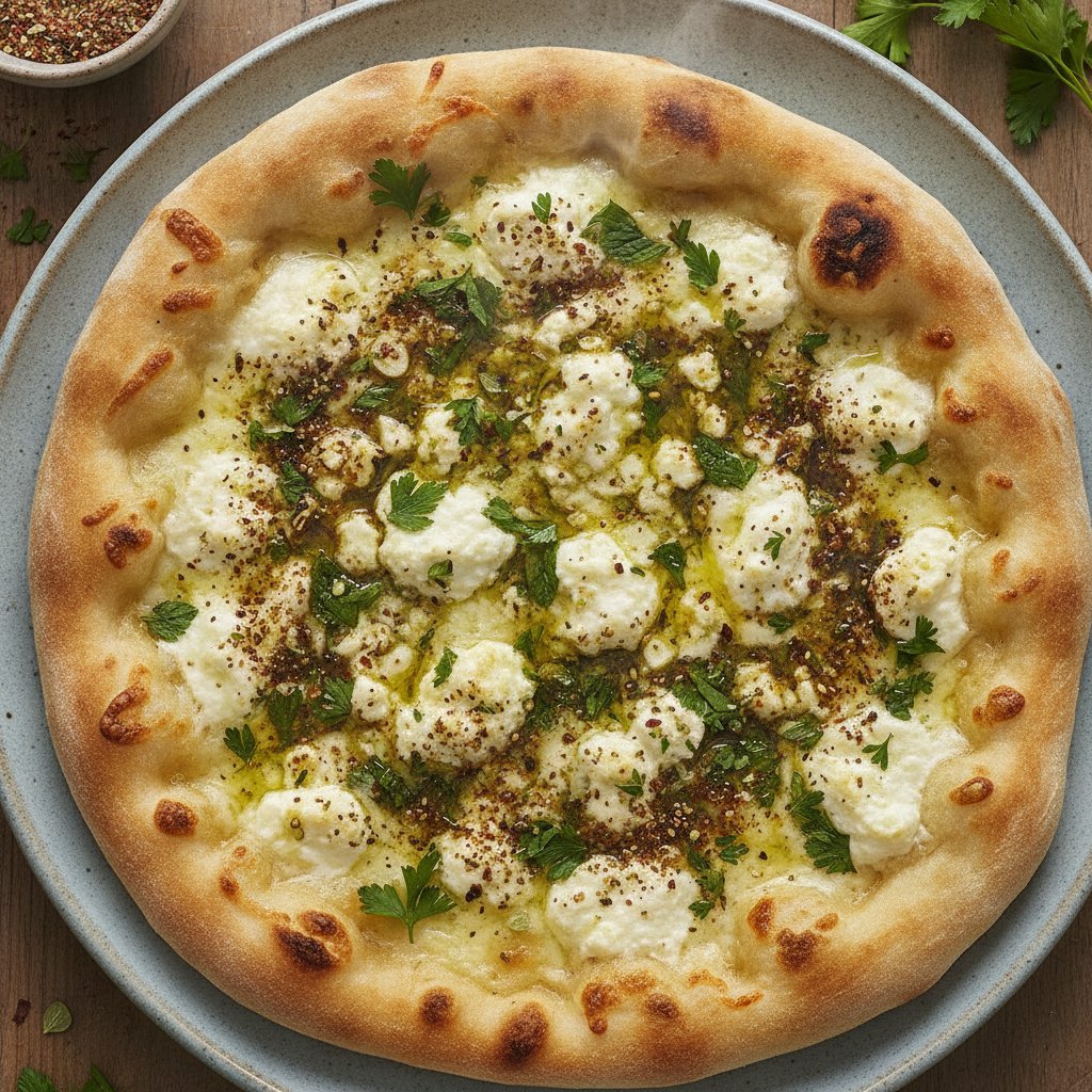 Cheese and Herb Flatbread
