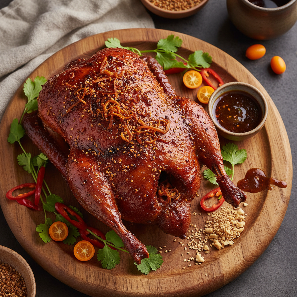Achiote and Tamarind Glazed Duck