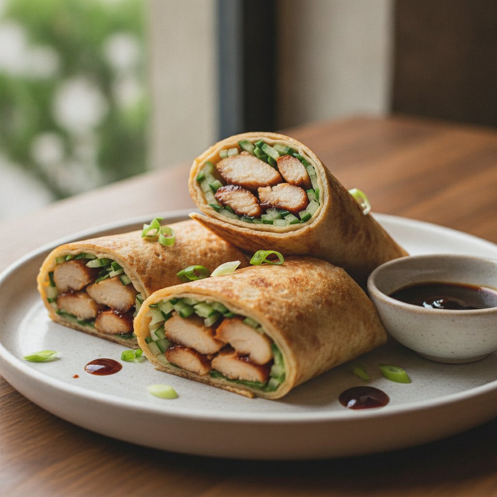 Roast Duck Pancake Wrap (Low-Calorie)