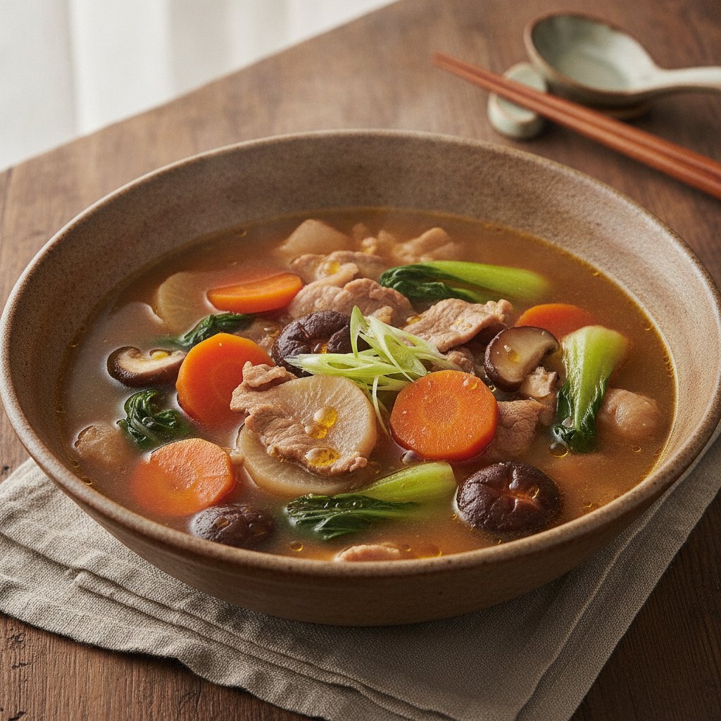 Pork Miso Vegetable Soup