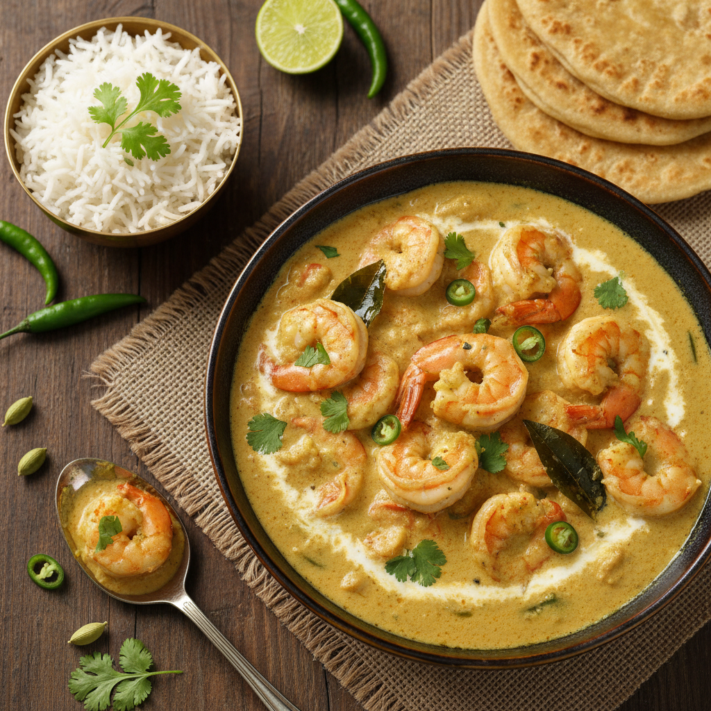 Shrimp Malai Curry