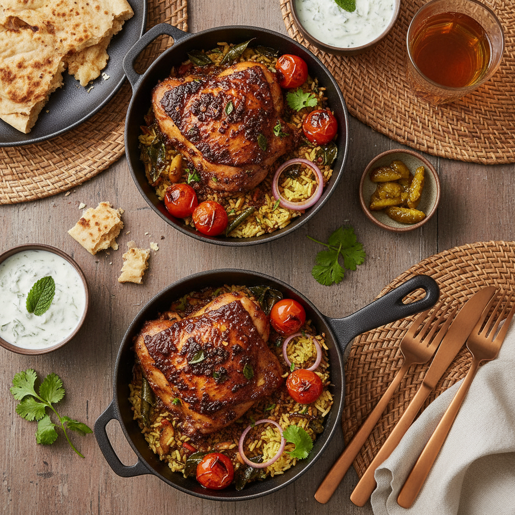 Sri Lankan Black Pepper Chicken Confit