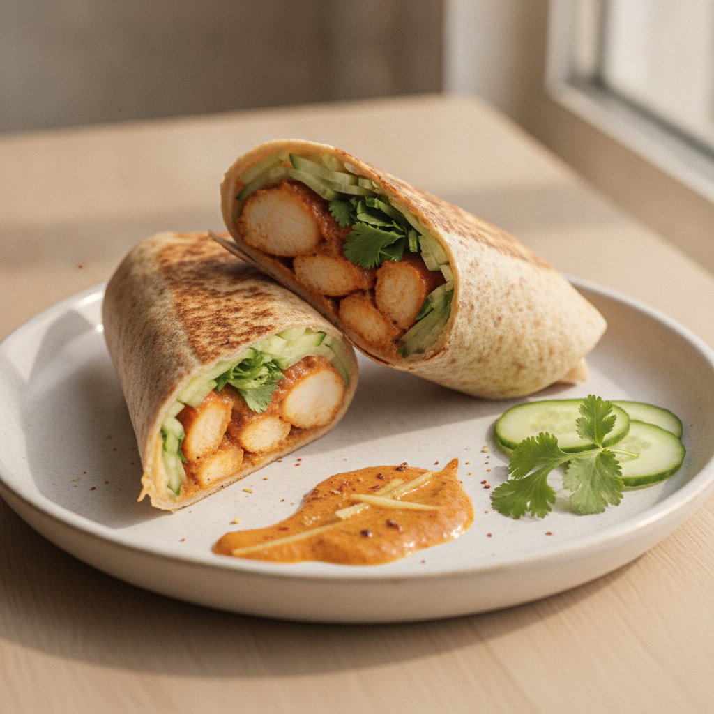 Butter Chicken Wrap (Keto)