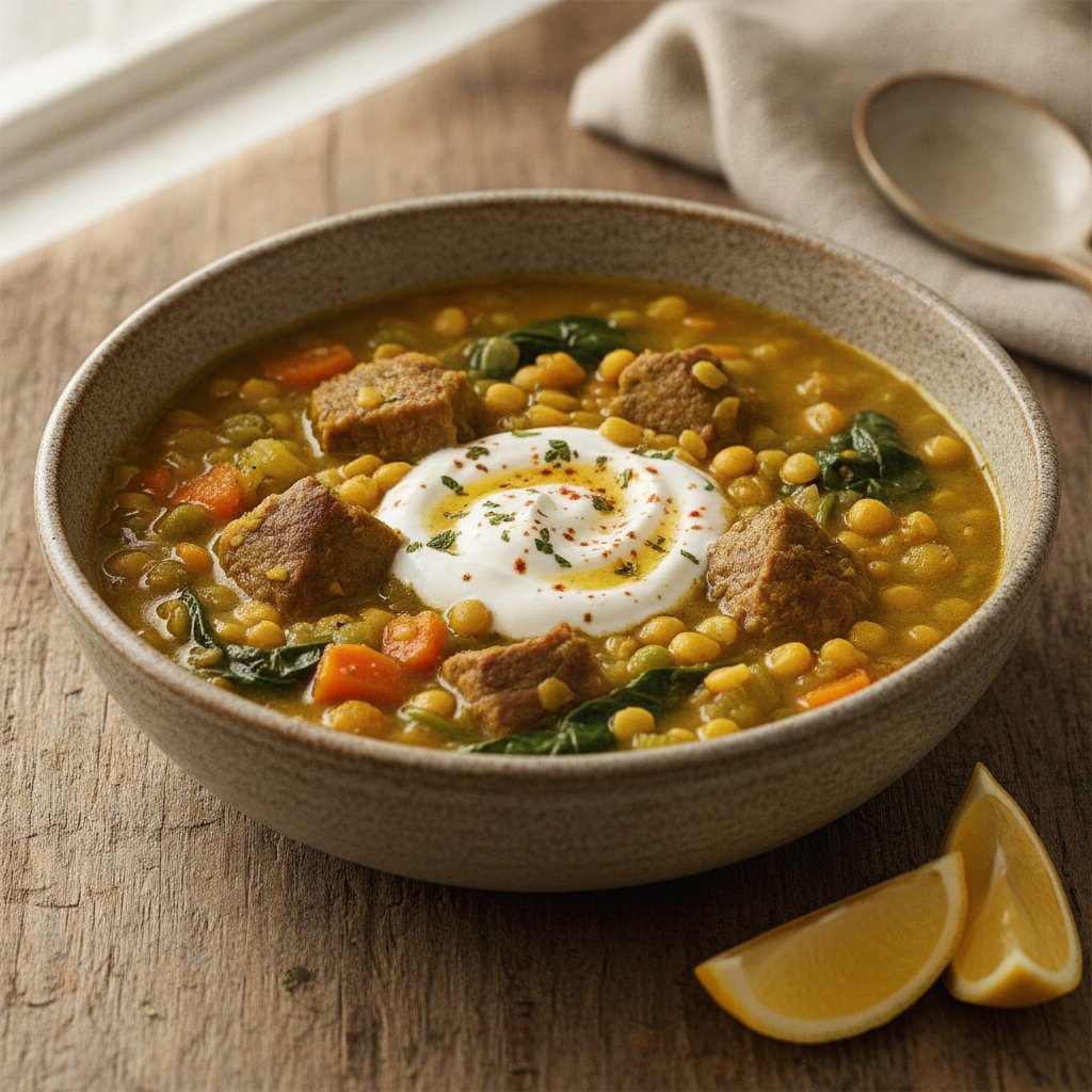 Split Pea and Vegetable Stew (High-Protein)