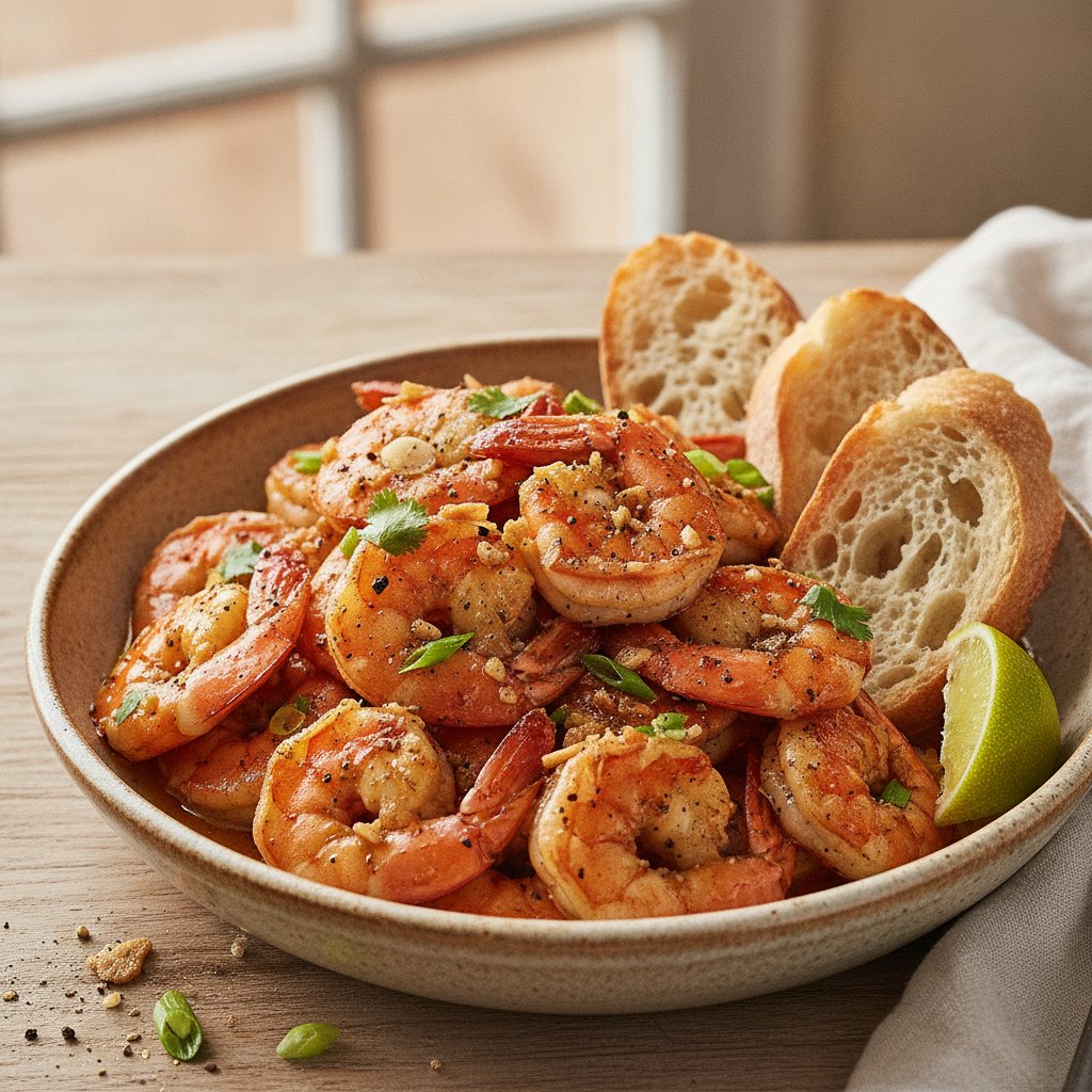 Viet-Cajun garlic butter shrimp