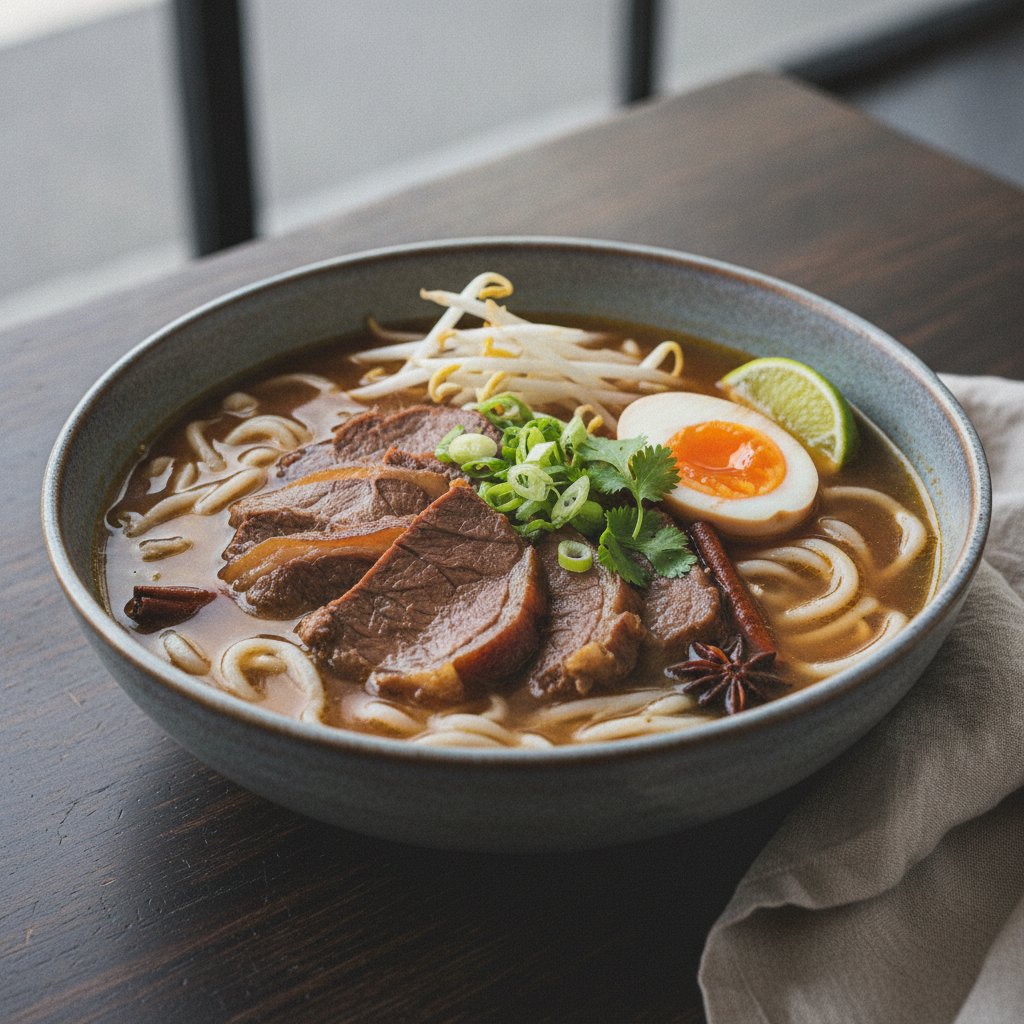 Beef Noodle Soup (High-Protein)